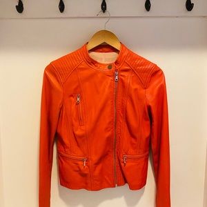 Rebecca Taylor leather jacket size 2